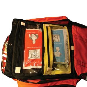 Emergency Bag Aeromed Pack Orange 11 X 12 X 5 Inch