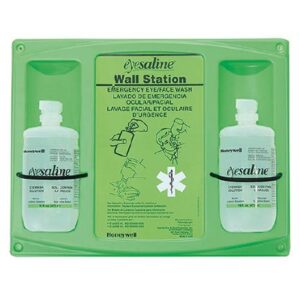 Eyewash Station Eyesaline Double Wall Mount 16 oz.