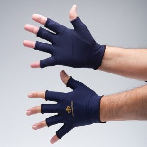 Impact Glove IMPACTO Glove Liner 3/4 Finger Large Black Right Hand