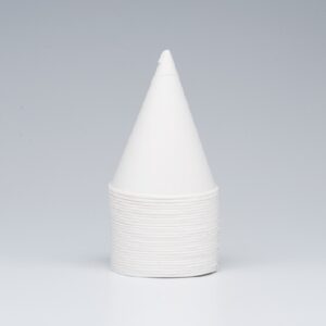 Paper Cone Cup Dart 4 oz. White Paper Disposable