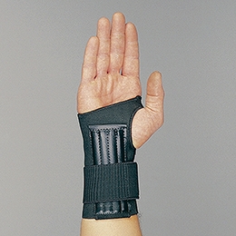 Wrist Support Ambiflex Low Profile Elastic Left or Right Hand Black Large