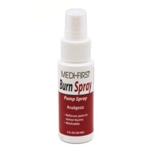 Burn Relief Lidocaine Medi-First Topical Liquid 2 oz. Spray Bottle