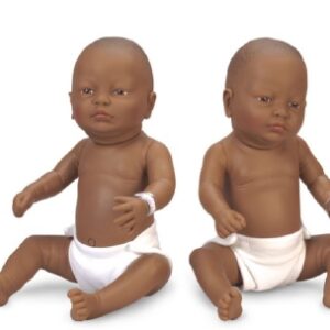 Newborn Baby Doll Nasco Dark Skin Tone 10 lbs. Vinyl