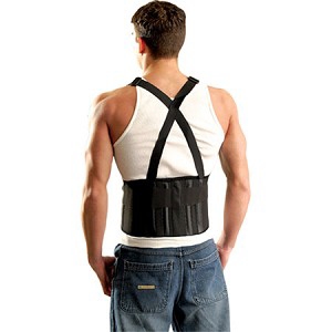 Occupational Back Support Classic Mustang Medium Hook and Loop Closure 33 to 37 Inch Waist Circumference 8-1/4 Inch Height Adult