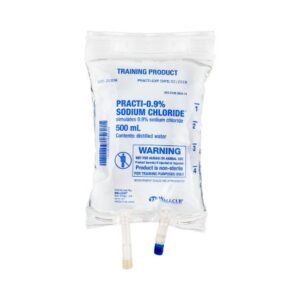 Clinical Training Medication Practi-0.9% Sodium Chloride Liquid I.V. Bag 500 mL