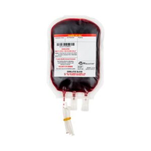 Simulated Blood Bag Practi-Blood Bags 450 mL Distilled Water