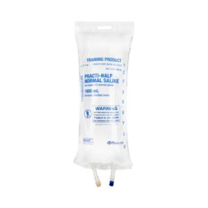Clinical Training Medication Practi-Half Normal Saline Liquid I.V. Bag 1000 mL