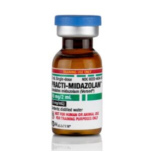 Clinical Training Medication Practi-Midazolam Liquid Tint Vial 2 mL