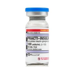 Clinical Training Medication Practi-Insulin Glargine Liquid Vial 10 mL