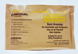 Hydrogel Burn Dressing Water-Jel Tactical Military Sheet 11 X 19 Inch Sterile