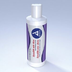 Hand and Body Moisturizer DynaSilk with Aloe 8 oz. Bottle Scented Lotion