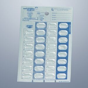 Medication Blister Card Memory Pac 31 Day