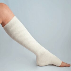 Elastic Tubular Support Bandage tg shape 13-3/4 to 15-1/4 Inch Calf Circumference Medium Below Knee Pull On Natural NonSterile Medium Standard Compression