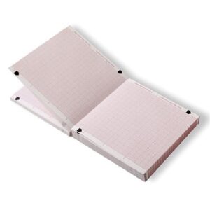 Recording Chart Paper Zoll Z-Fold Red Grid