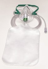 NonRebreather Oxygen Mask Salter Labs Elongated Style Pediatric Adjustable Head Strap