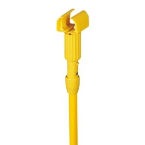 Mop Handle Medline 66-1/4 Inch Length Fiberglass Yellow Clamp Connection