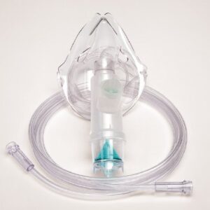 Salter Labs 8900 Series Handheld Nebulizer Kit Small Volume Medication Cup Adult / Pediatric Aerosol Mask Delivery