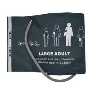 Reusable Blood Pressure Cuff 33 to 47 cm Arm Nylon Cuff Large Adult Cuff