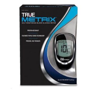 Blood Glucose Meter TRUE METRIX 4 Second Results Stores up to 500 Results No Coding Required