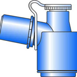 Diagnostic Adapter PORTEX PEEP-KEEP Swivel Fiber Optic For Bronchoscope