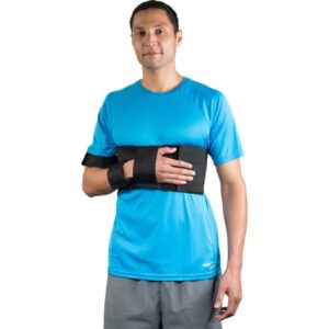 Shoulder Immobilizer Breg Straight 2X-Large Elastic / Foam Hook and Loop Strap Closure Sling Left or Right Shoulder
