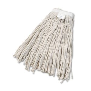 Wet String Mop Head Boardwalk Cut-end Size 24 White Cotton Reusable