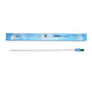 Urethral Catheter Cure Ultra Coude Tip Lubricated PVC 14 Fr. 16 Inch