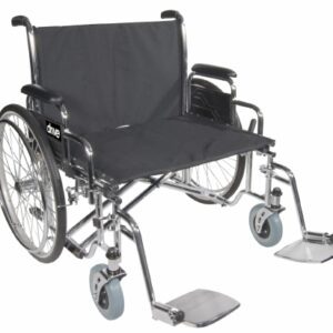 Bariatric Wheelchair drive Sentra EC Dual Axle Full Length Arm Elevating Legrest Black Upholstery 26 Inch Seat Width Adult 700 lbs. Weight Capacity