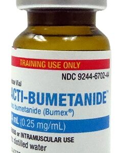 Clinical Training Medication Practi-Bumetanide Liquid Tint Vial 4 mL
