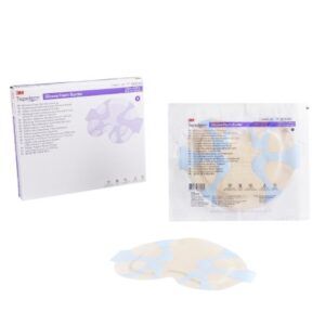 Foam Dressing 3M Tegaderm 7-1/4 X 8-3/4 Inch With Border Film Backing Silicone Adhesive Large Sacral Sterile