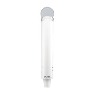 Cup Dispenser San Jamar White Plastic Pull 5 oz. Wall Mount