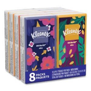 Facial Tissue Kleenex White 8-3/10 X 8-3/5 Inch 10 Count