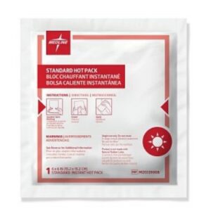 Instant Hot Pack Medline Medium Plastic / Sodium Acetate Disposable
