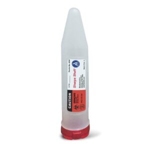 Pocket Shuttle Sharps Container Dynarex Translucent Base 1.22 D X 6.37 L Inch Vertical Entry 6 Needles