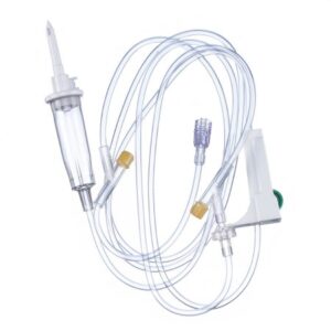 Primary IV Administration Set AMSafe Gravity 1 Port 15 Drops / mL Drip Rate Without Filter 83 Inch Tubing Solution Without Flow Regulator