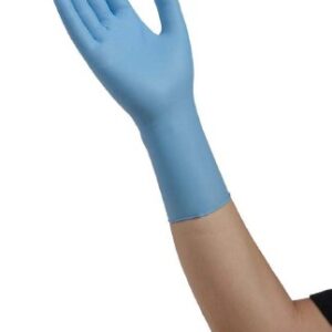 Exam Glove ESTEEM XP Medium NonSterile Nitrile Extended Cuff Length Smooth Blue Chemo Tested