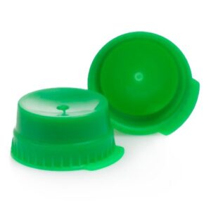 McKesson Tube Closure Polyethylene Snap Cap Green 16 mm For Use with 16 mm Blood Drawing Tubes, Glass Test Tubes, Plastic Culture Tubes NonSterile