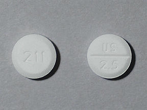 Midodrine HCl 2.5 mg Tablet 100 Tablets