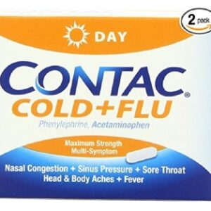 Cold and Sinus Relief Contac 500 mg – 5 mg Strength Tablet 24 per Box