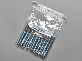 Reclosable Bag Pull-Tite 8 X 12 Inch LDPE Clear Drawstring Closure