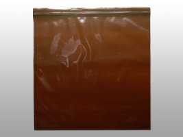 Reclosable UV Protection Bag 3 X 5 Inch LDPE Amber Zipper Closure