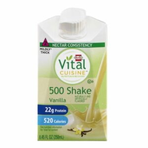 Oral Supplement Hormel Vital Cuisine 500 Shakes Vanilla Flavor Liquid 8.45 oz. Carton