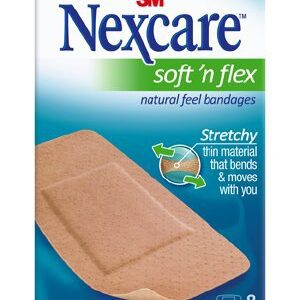 Adhesive Strip Nexcare Soft ‘n Flex 2 X 4 Inch Fabric Rectangle Tan Sterile