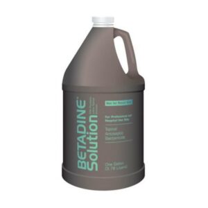 Skin Prep Solution Betadine 1 gal. Jug 10% Strength Povidone-Iodine NonSterile