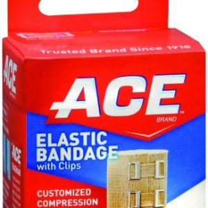 Elastic Bandage 3M ACE 2 Inch Width Clip Detached Closure Tan NonSterile Standard Compression