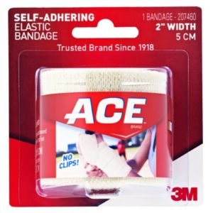 Elastic Bandage 3M ACE 3 Inch Width Self-Adherent Closure Tan NonSterile Standard Compression