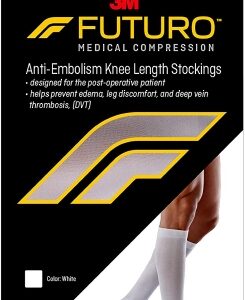Anti-embolism Stocking 3M Futuro Knee High X-Large / Regular White Closed Toe