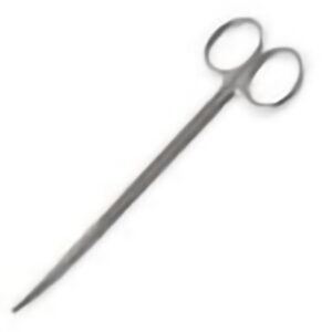 Dissecting Scissors Econo Sterile Metzenbaum-Nelson 9 Inch Length Floor / Office Grade Pakistani Stainless Steel Sterile Finger Ring Handle Curved Blunt Tip / Blunt Tip
