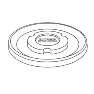 Drinking Mug / Bowl Lid Dinex Translucent Disposable