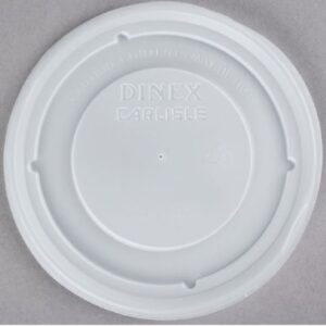 Bowl Lid Dinex Translucent Polystyrene Disposable